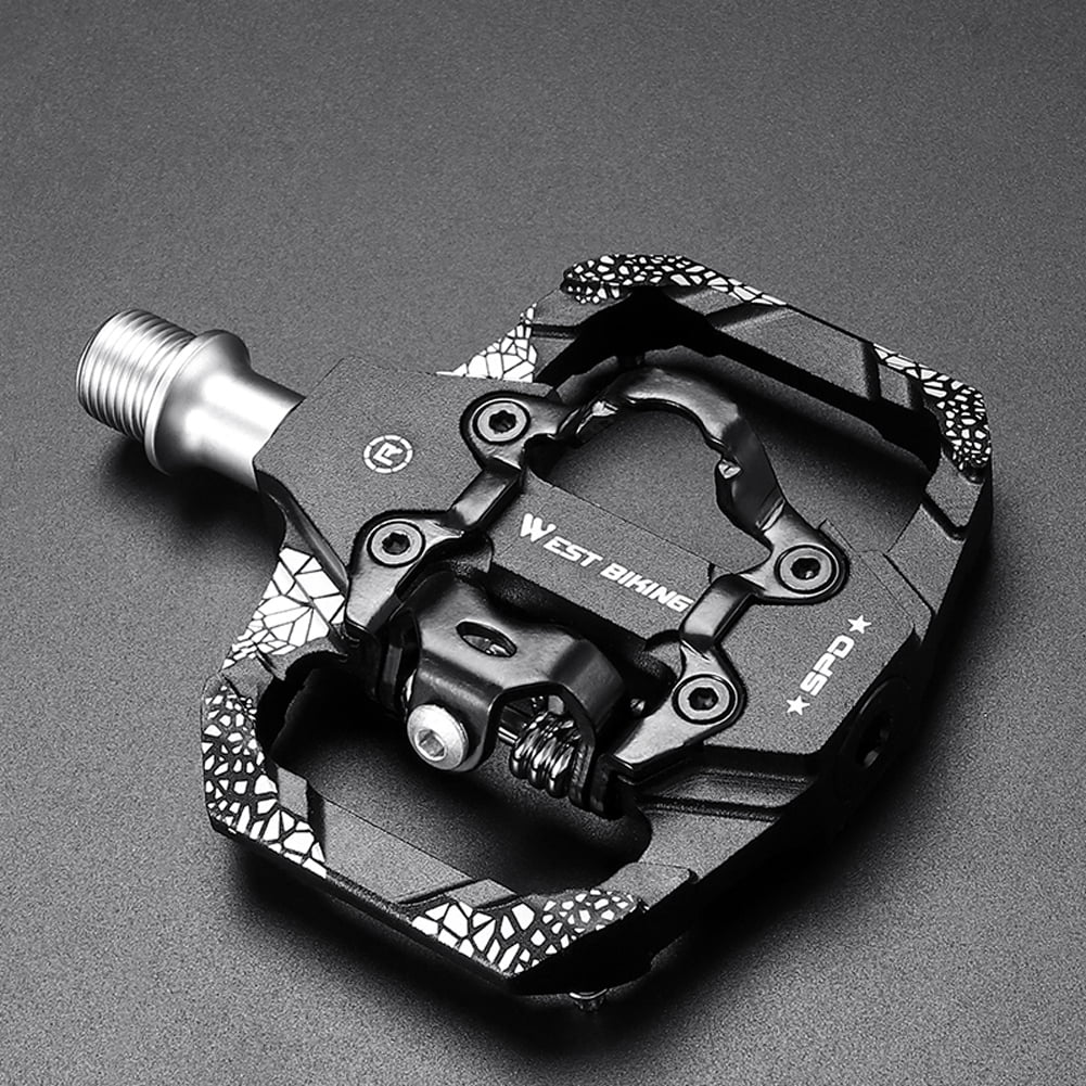 MTB Bike Pedals Dual Platform SPD Clipless Pedals Q88711