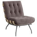 Mid-Century Upholstered Fabric Accent Chair M74912