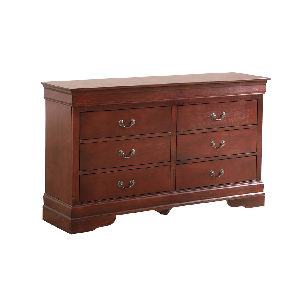 Cherry 6 Drawer Dresser L77636