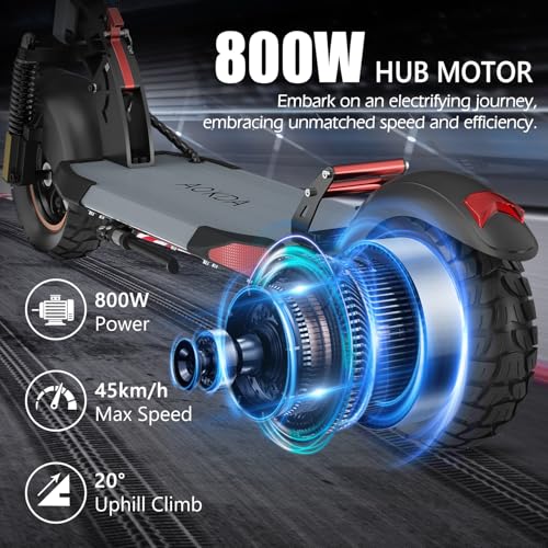 800W 28 MPH Folding Electric Scooter J387403