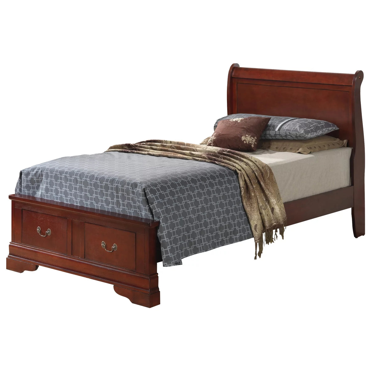 Twin Storage Bed Cherry G133862
