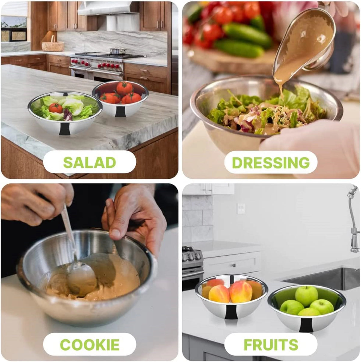 Heavy Duty Stainless Steel Mixing Bowl 13 Quarts A94687
