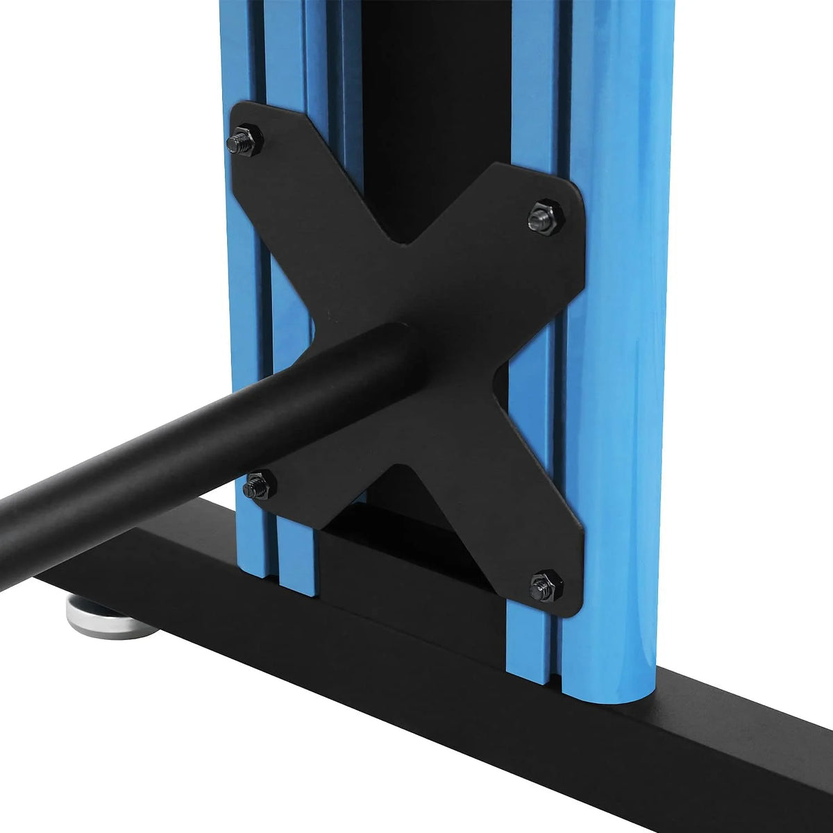 Black and Blue 25" x 58" Computer Desk W2481