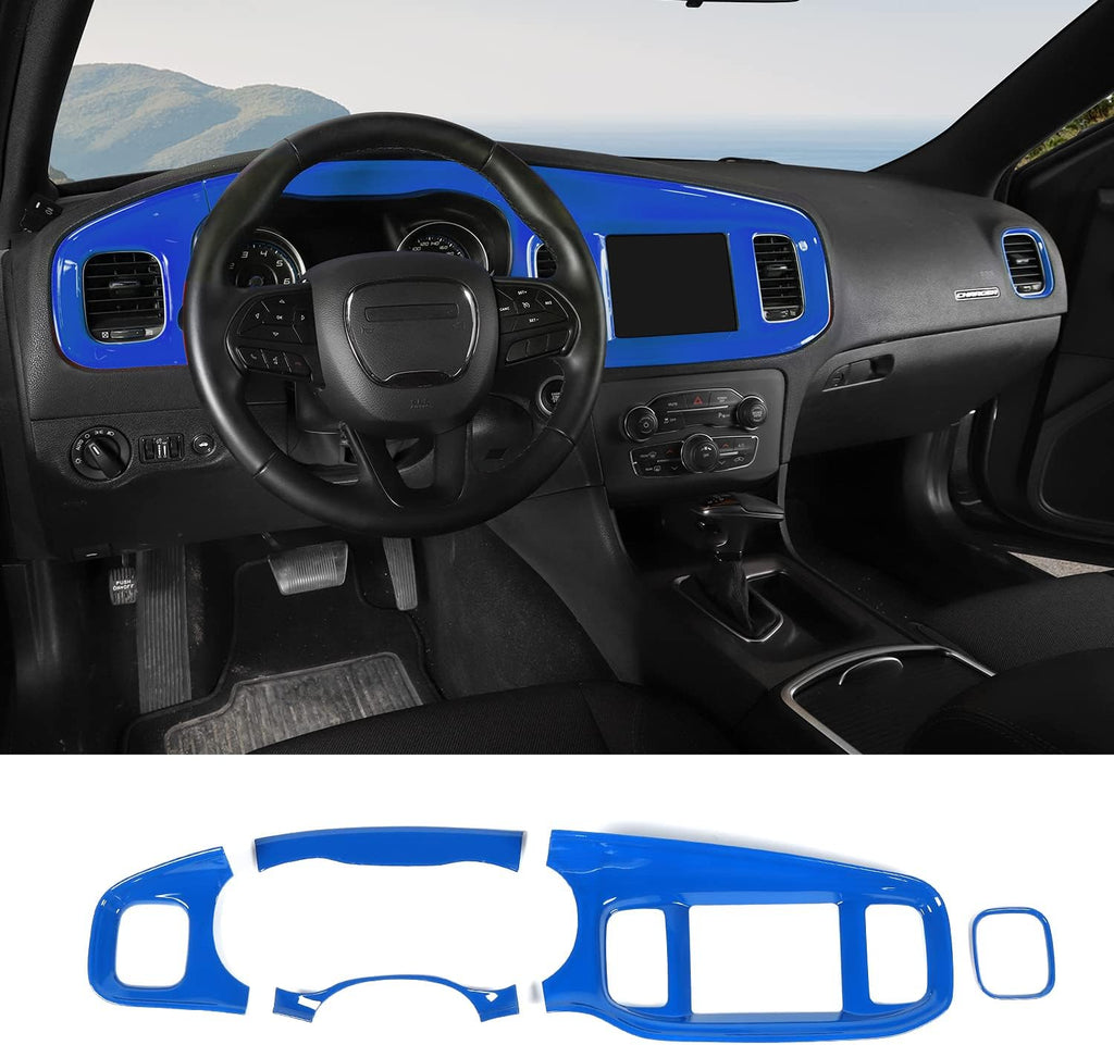 8.4 Inch Red Carbon Fiber Dashboard Trim U2616
