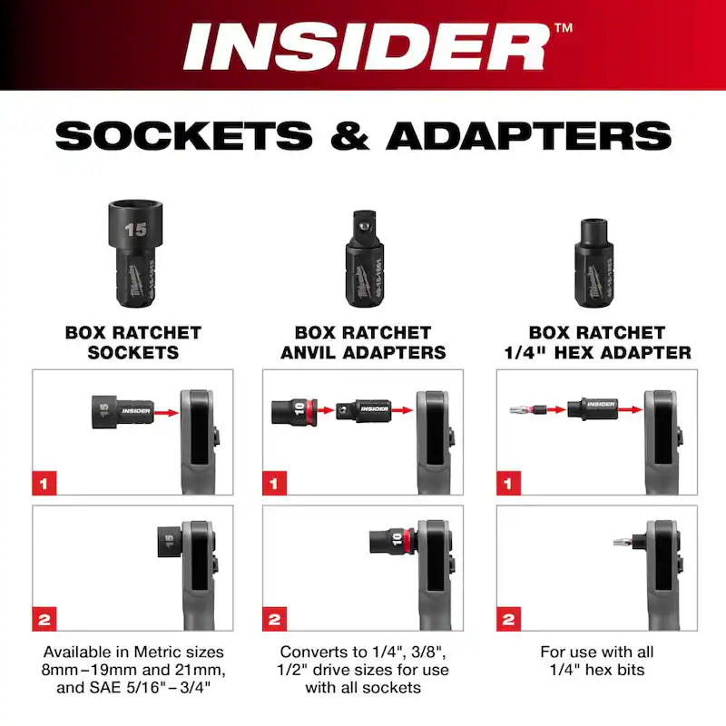 12V Lithium-Ion Brushless Cordless Extended Reach Box Ratchet A4536