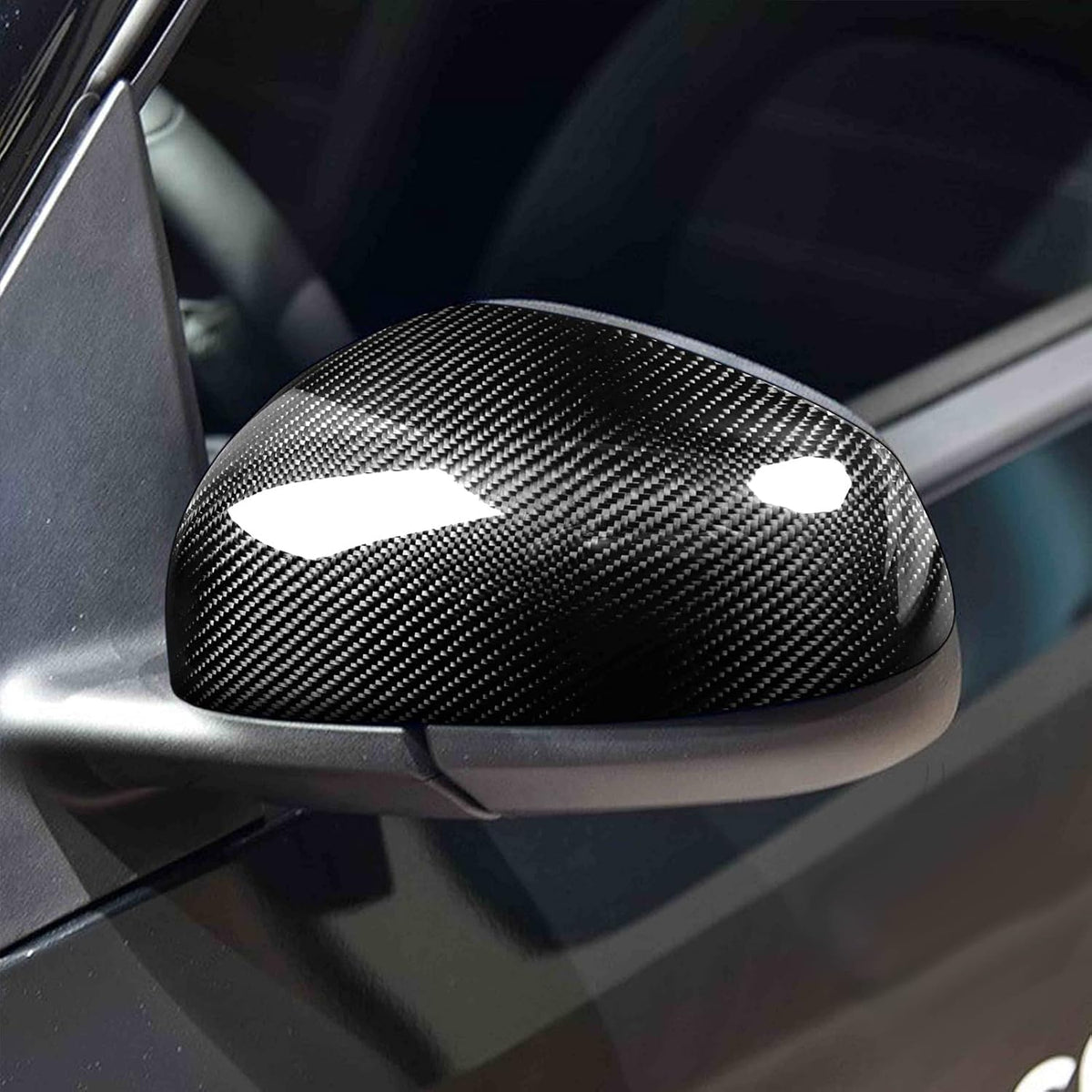 Carbon Fiber Rearview Mirror Cover 1 Pair I421