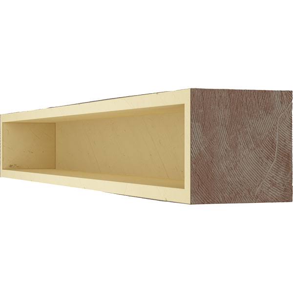 Rough Sawn Faux Wood Fireplace Mantel E87779