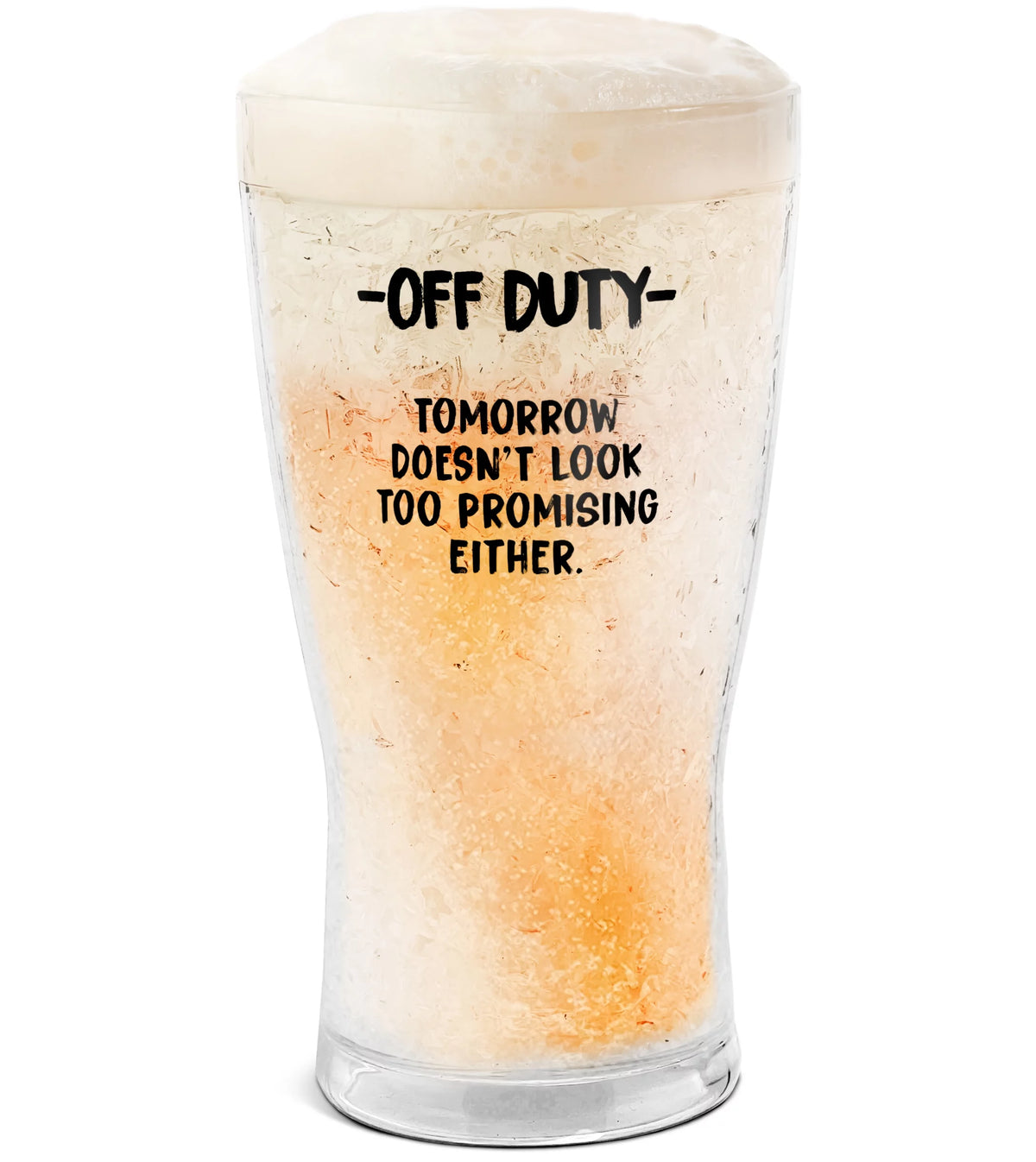 Double Walled Insulated 14oz Frozen Pint Drinking Glass O7972