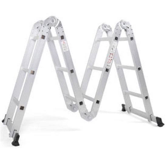 12.5ft Aluminum Folding Scaffold Ladder J354510