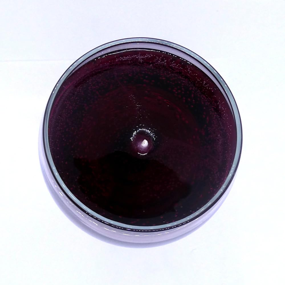 Merlot Scented Wine Candle in Glass H15434