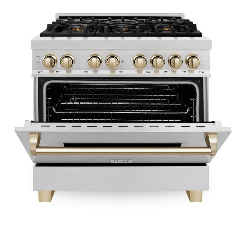 36 in. 6 Burner Dual Fuel Range Stainless Steel E793