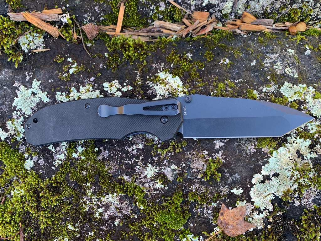 Black Folding Pocket Knife A5321