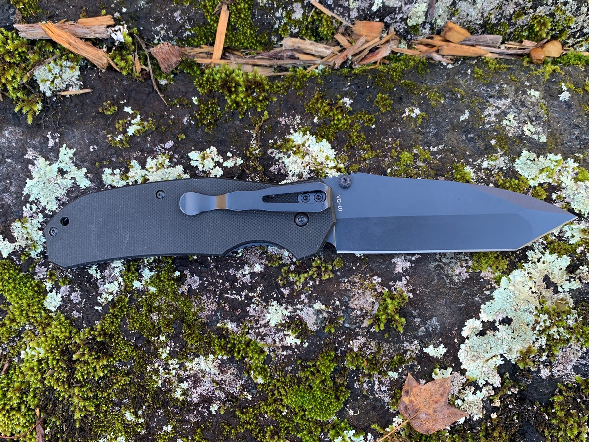 Black Folding Pocket Knife A5321