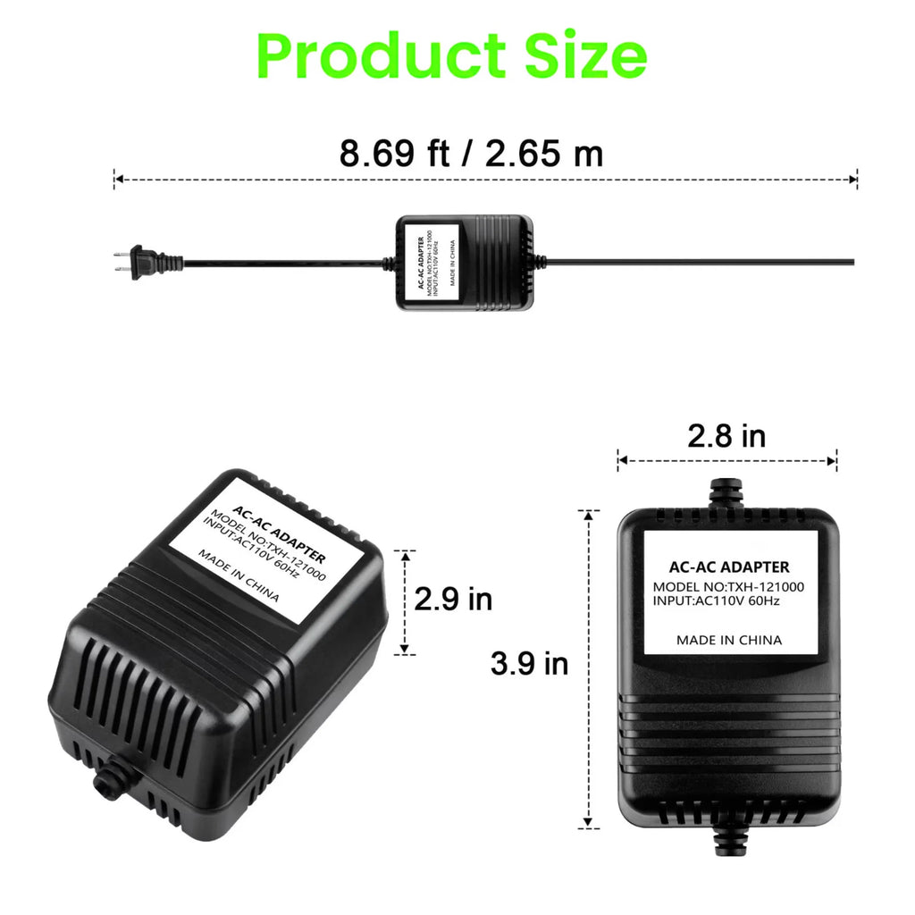 AC/AC Adapter Power Supply Cord Cable E614