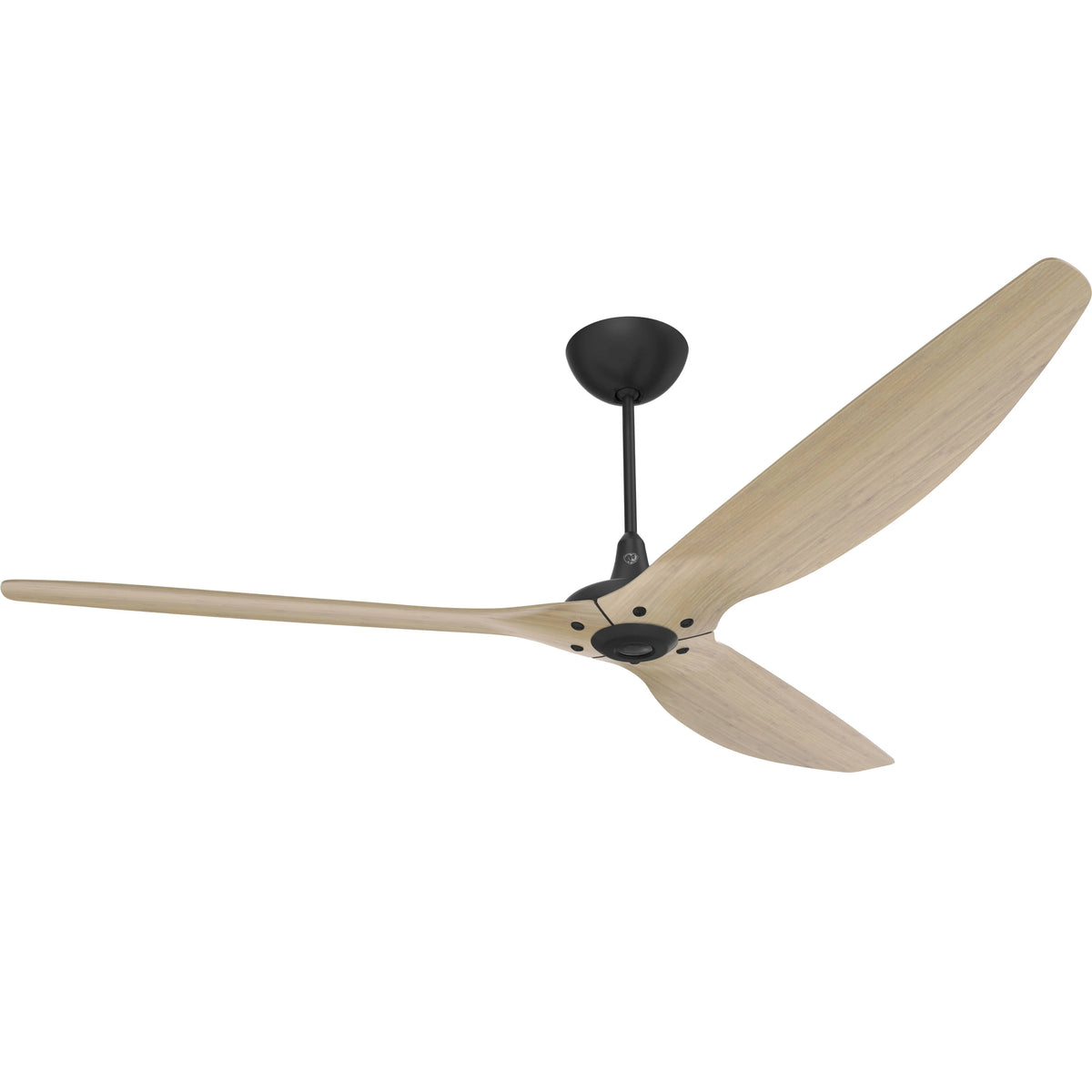 84 Ceiling Fan with Natural Bamboo Blades and Black Finish W8350