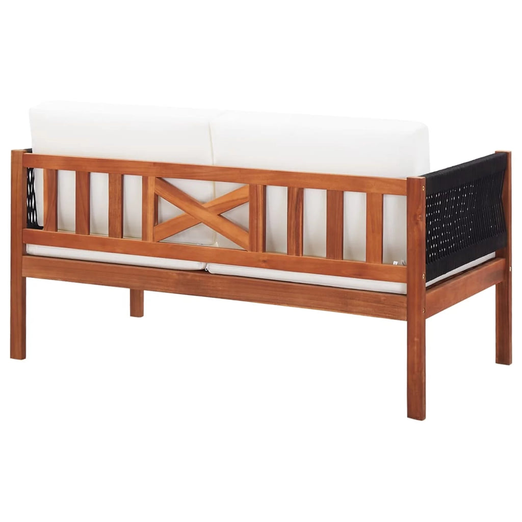 2-Seater Acacia Wood Patio Sofa S7862