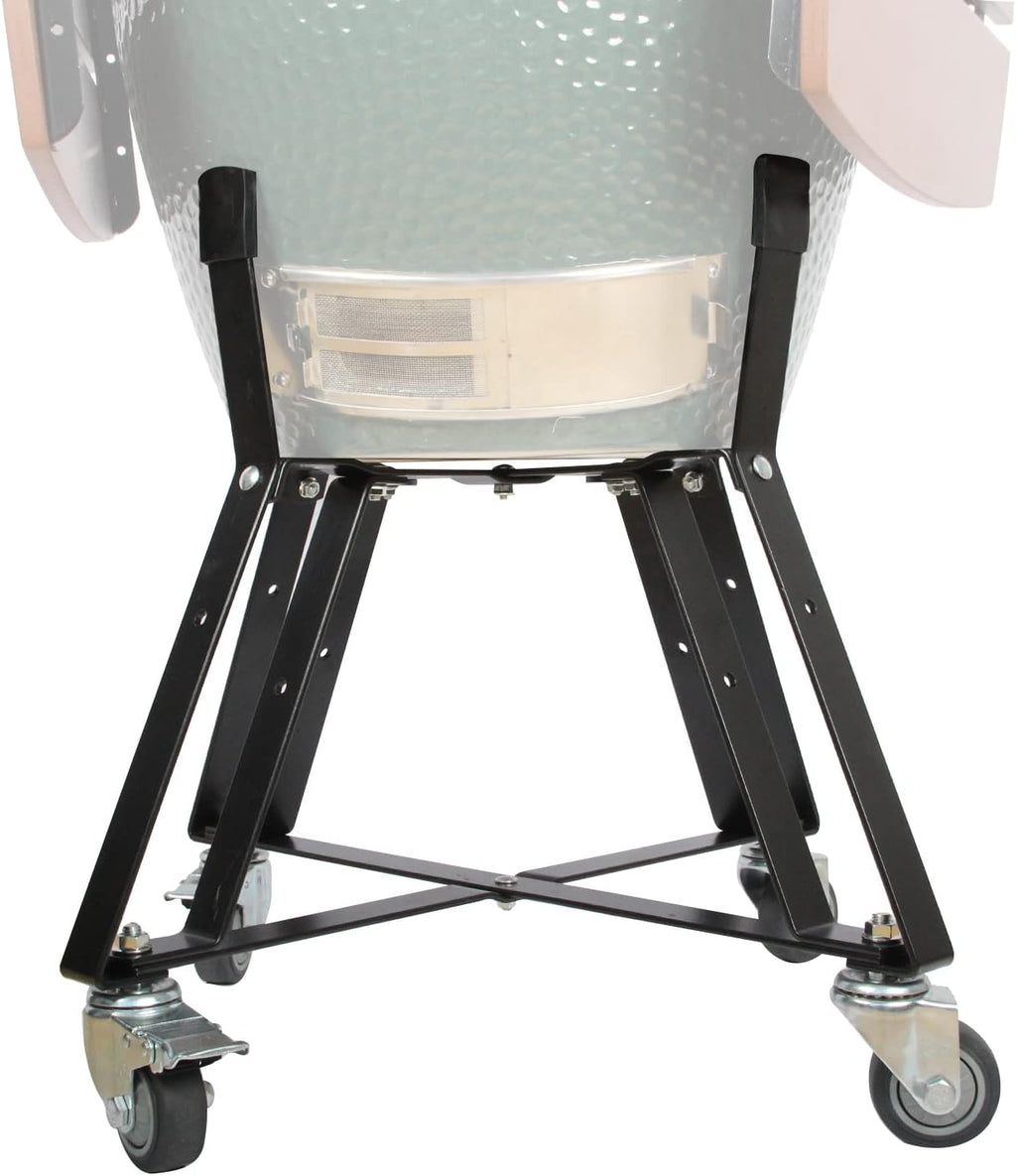 Rolling Cart for Big Green Egg with Locking Caster Wheels E86240