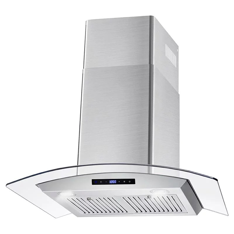 30" 380 CFM Ductless Wall Mount Range Hood in Stainless Steel O551