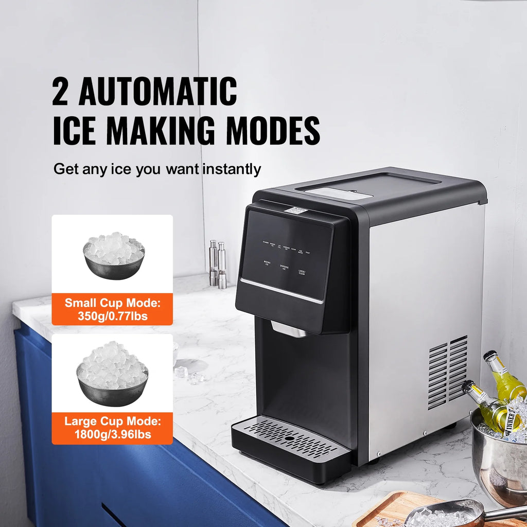 Portable Countertop Ice Maker 62lbs/24H Self-Cleaning M438