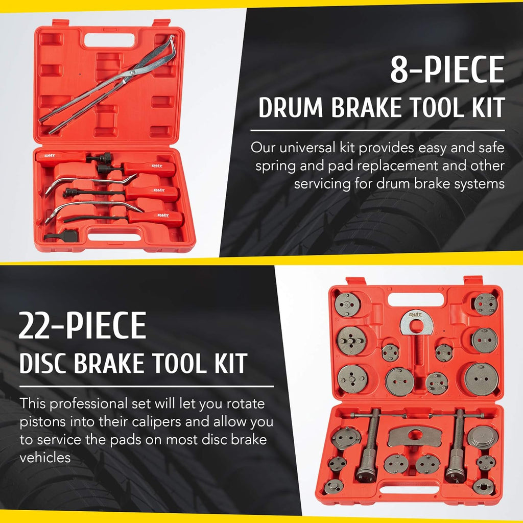 30pc Brake Tool Kit and 22pc Brake Caliper Compression Tool J51142