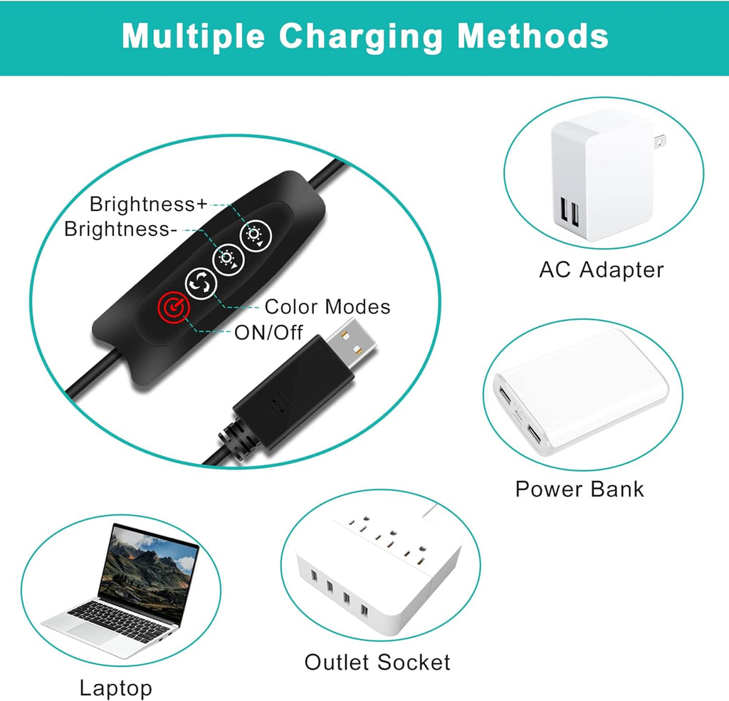 Video Conference Lighting with 3 Light Modes V984723