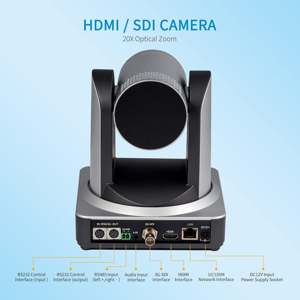 20X Optical Zoom 3G SDI HDMI IP PTZ Camera K5120