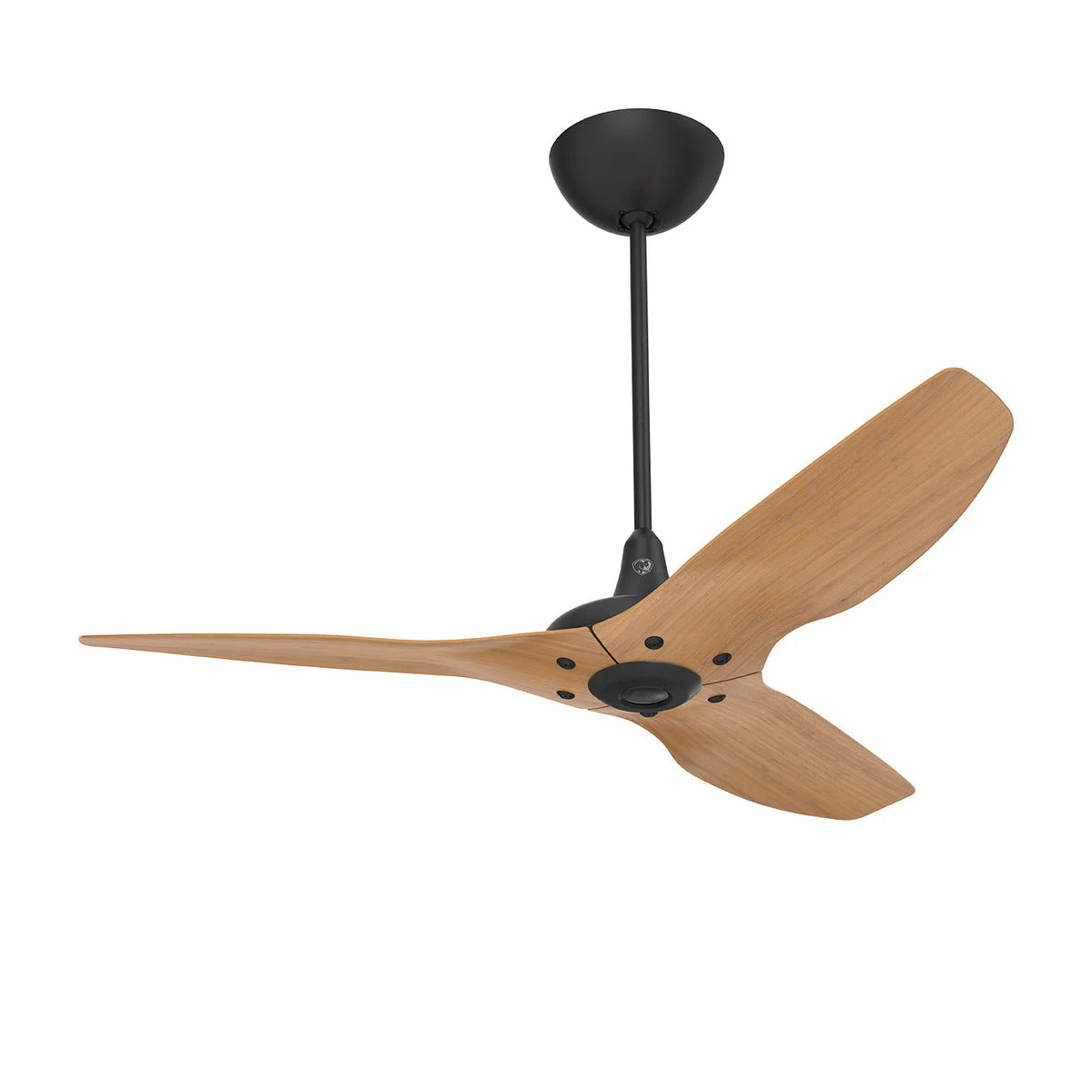 52 Ceiling Fan with Bamboo Blades and Black Finish J1910