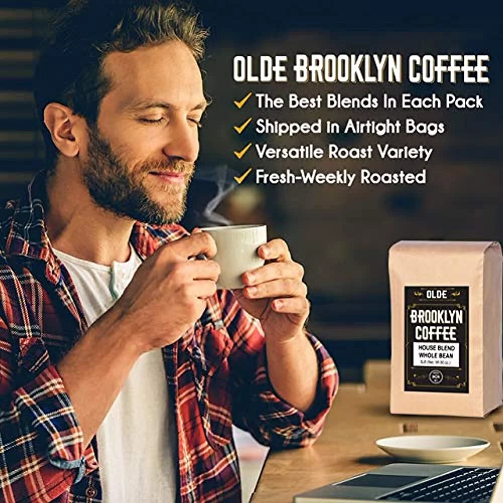 Whole Bean Light-Medium Roast Coffee 5LB Bag A883873