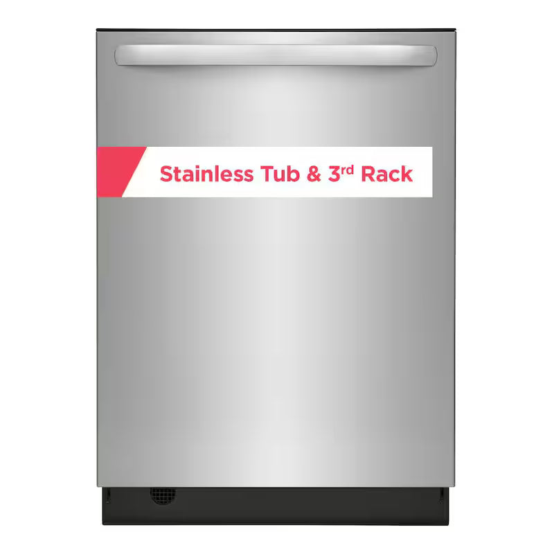 24 In. Built-In Tall Tub Dishwasher in Stainless Steel with 5-Cycles, 49 dBA D781