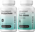 Magnesium 200mg Organic Irish Sea Moss Supplement Combo Z53711