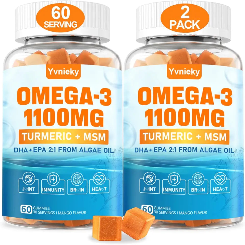 Vegan Omega 3 Supplement Gummies 1100m DHA 680mg EPA 340mg G5437