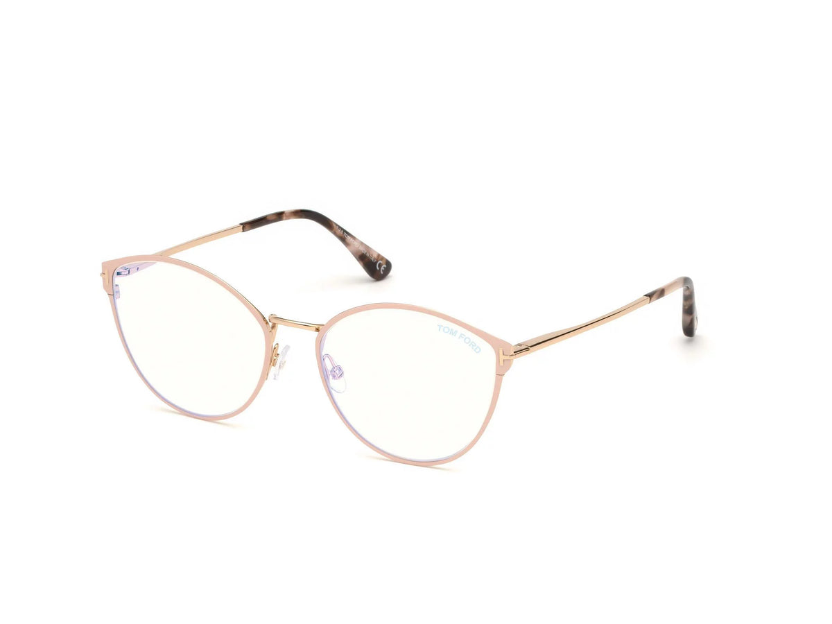 Pink Blue Block Eyeglasses Y742