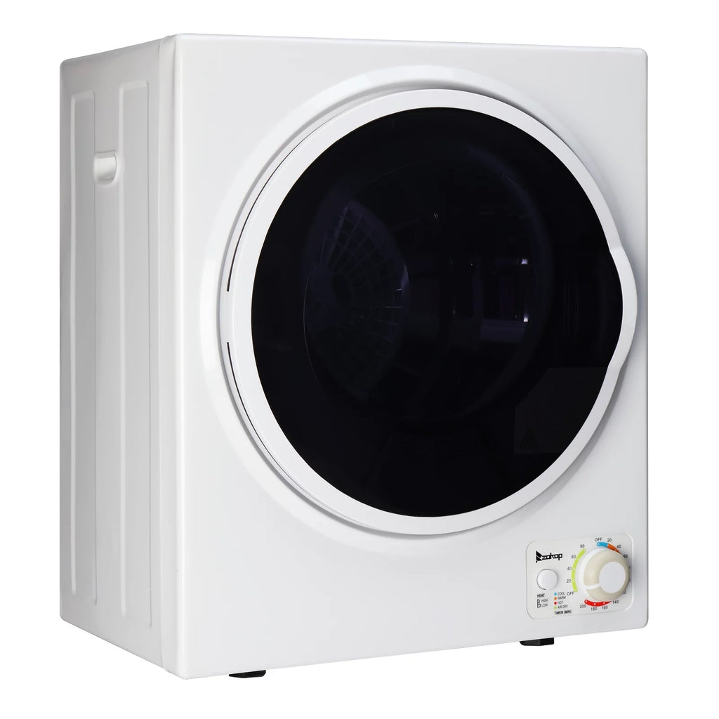 850W 1.6cu ft Front Load Electric Clothes Dryer with Stainless Steel Tub M577