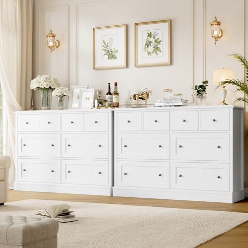 8 Drawer Walnut Wood Dresser F3831