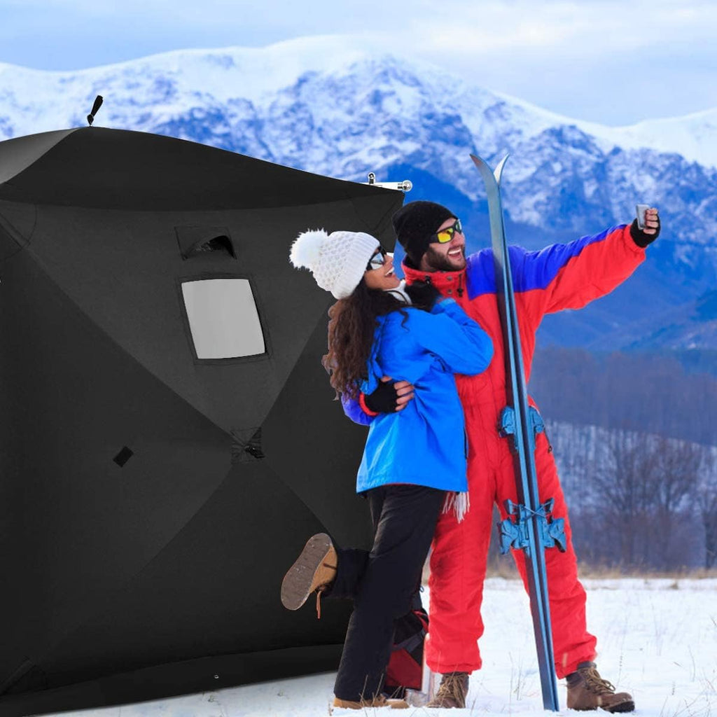 2-3 Person Pop-up Ice Fishing Shelter with Carrier Bag C8131