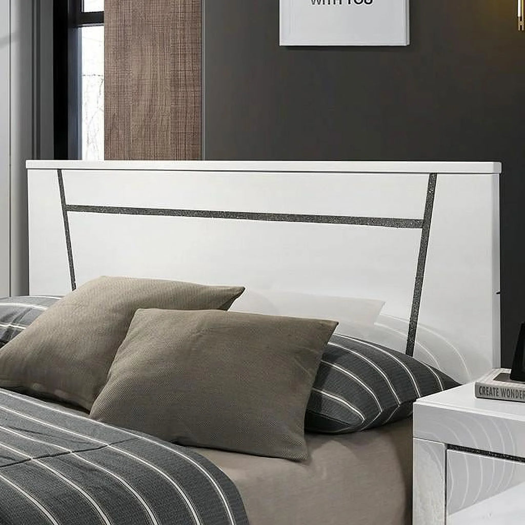 White Solid Wood Bedroom Set 6pcs Z6967