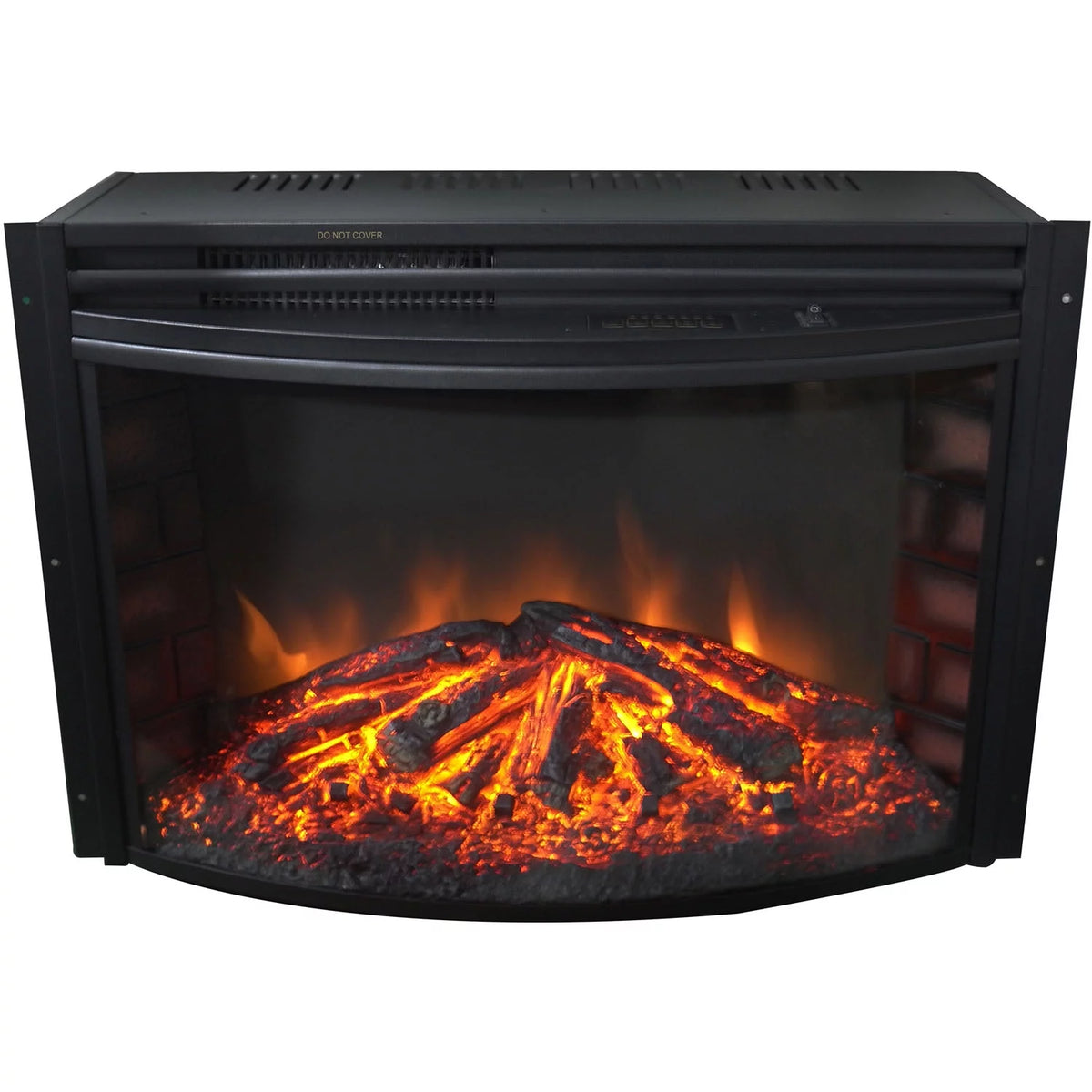 5116 BTU Curved Electric Fireplace Insert J7605