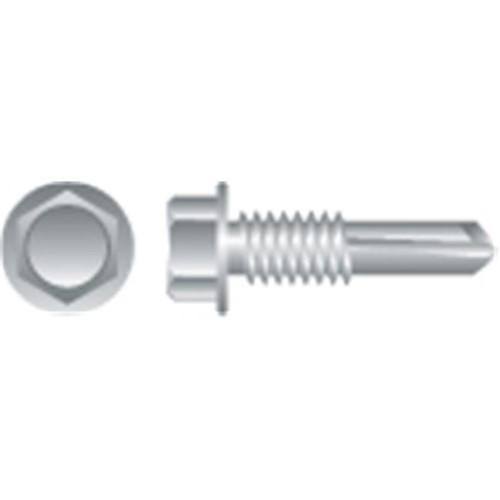 10-16 x 1.25 in. Hex Washer Head Screws Zinc Plated Pack of 4 Z9160