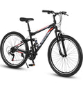 26 inch Black Full Suspension Mountain Bike L701569
