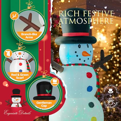 6FT Christmas Inflatable Snowman with Penguin P1723