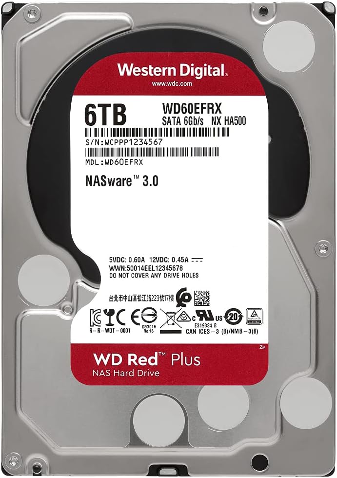 6TB NAS Internal Hard Drive HDD O3384