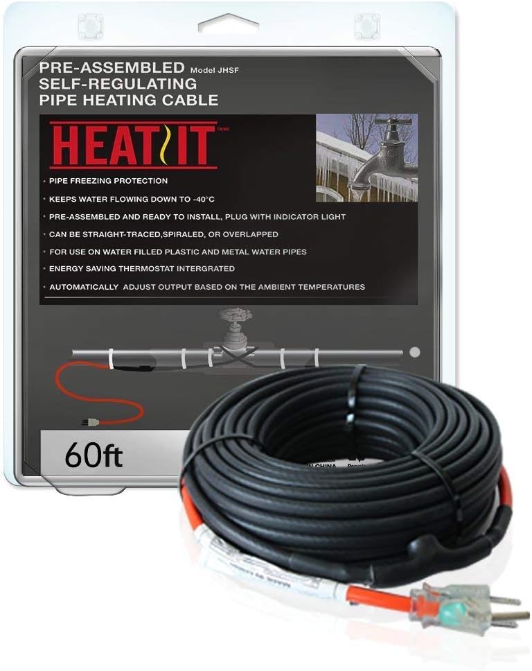80-feet 120V Self Regulating Pipe Heating Cable L34029