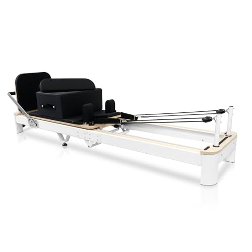 Foldable Pilates Reformer Machine with Aluminum Frame C3851