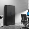 72 Inches Steel Locking Storage Cabinet with 4 Adjustable Shelves E89539