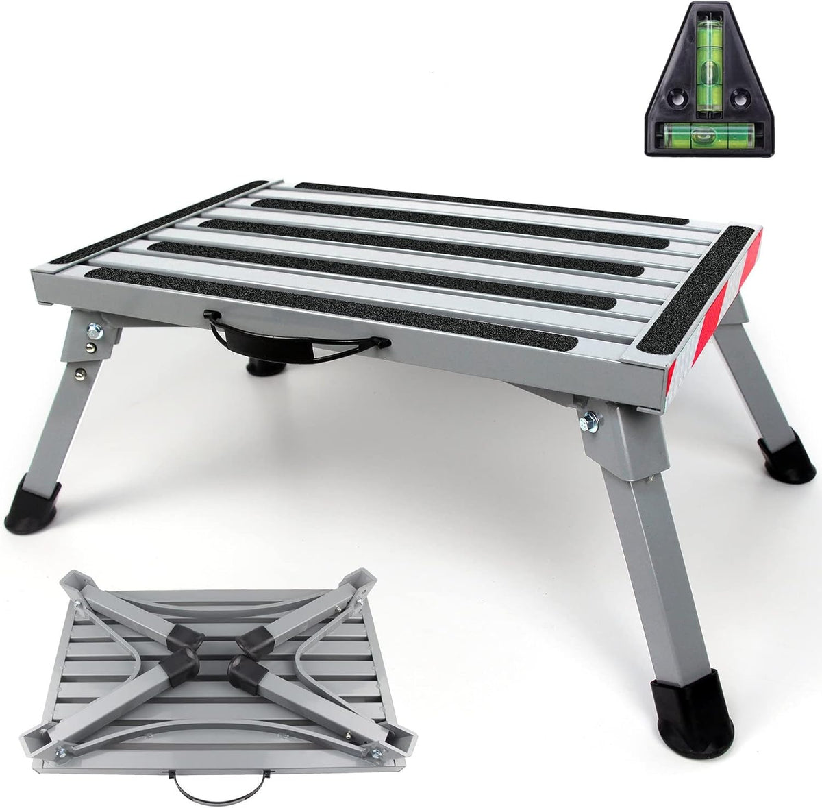 Folding RV Step Stool with Anti-Slip Surface N296778