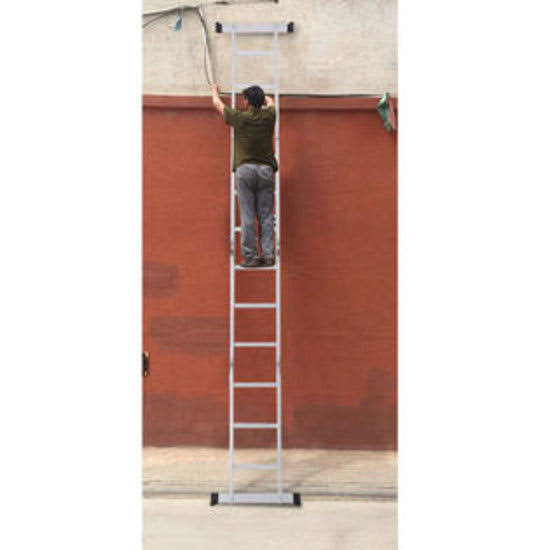 12.5ft Aluminum Folding Scaffold Ladder J354510