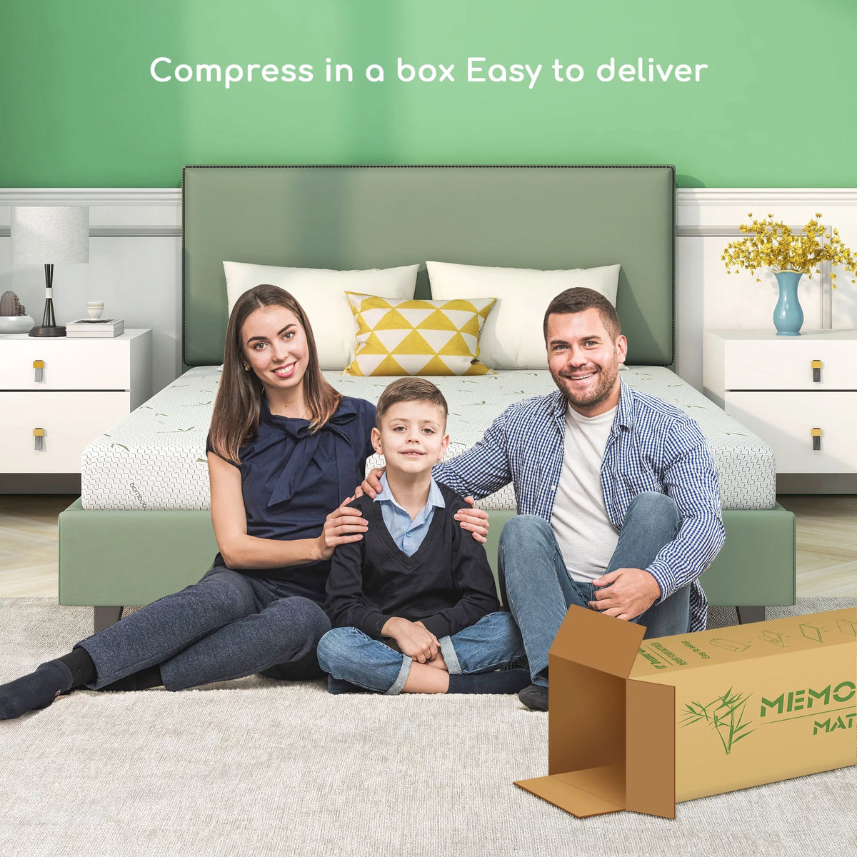 6 inch Memory Foam Twin Mattress D89288