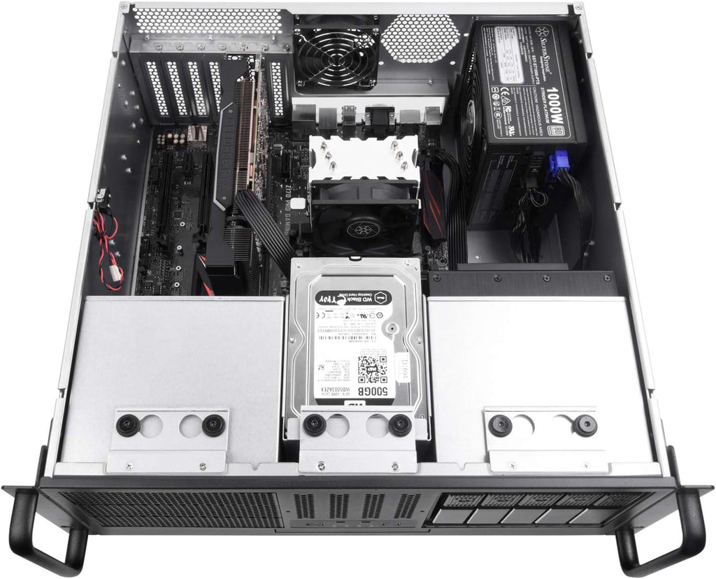 4U Rackmount Server Case with 5 x 3.5 Hot-Swappable Bay and 3 x 5.25 Bays L5661