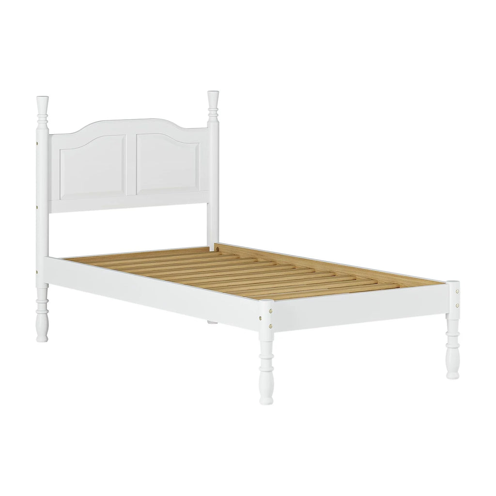 100% Solid Wood Platform Bed Mocha Twin R52000