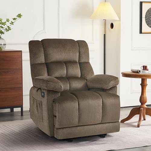 Zero Gravity Power Recliner Chair with Heat and Vibration Massage T17521
